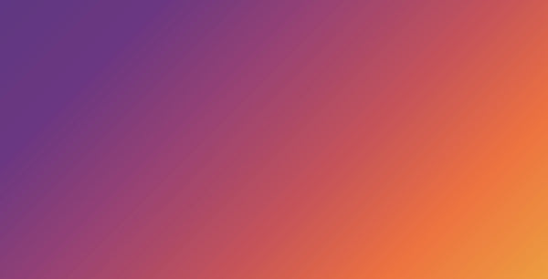 Somnii brand gradient background transitioning from deep purple to sunset orange, representing the shift from restorative sleep to energized maternal wellness.